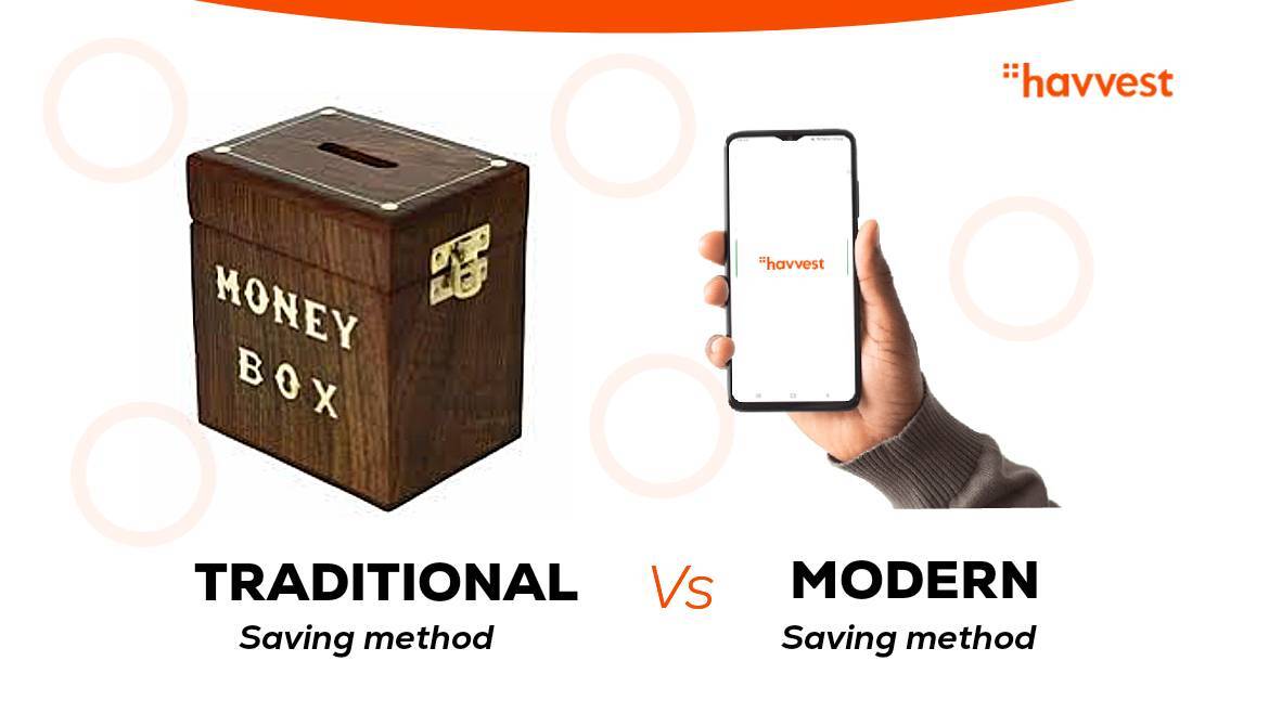 Traditional saving Vs. Modern saving methods